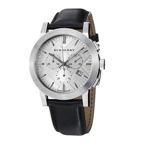 burberry bu9355 mens designer watch|Burberry Chronograph Silver Dial Black Leather Strap Men's .